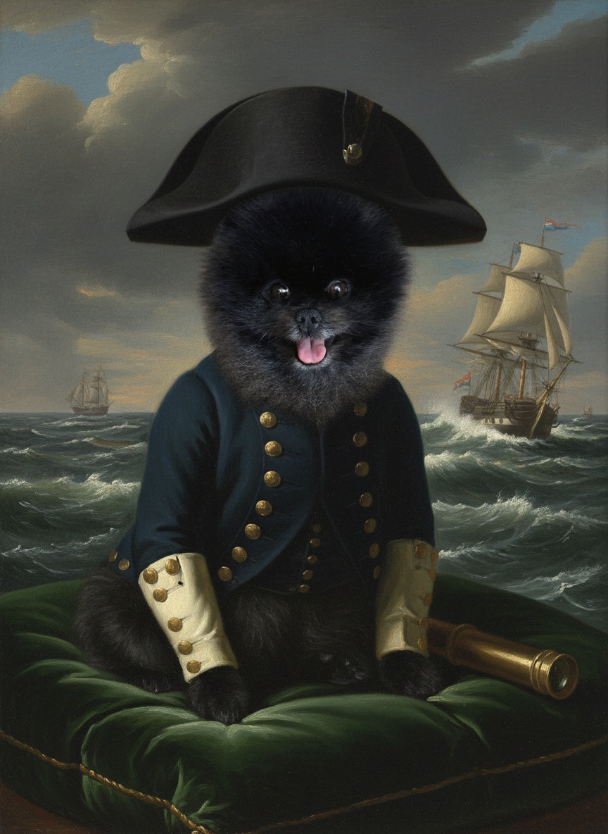 Personalizirani portret ljubimca – Admiral