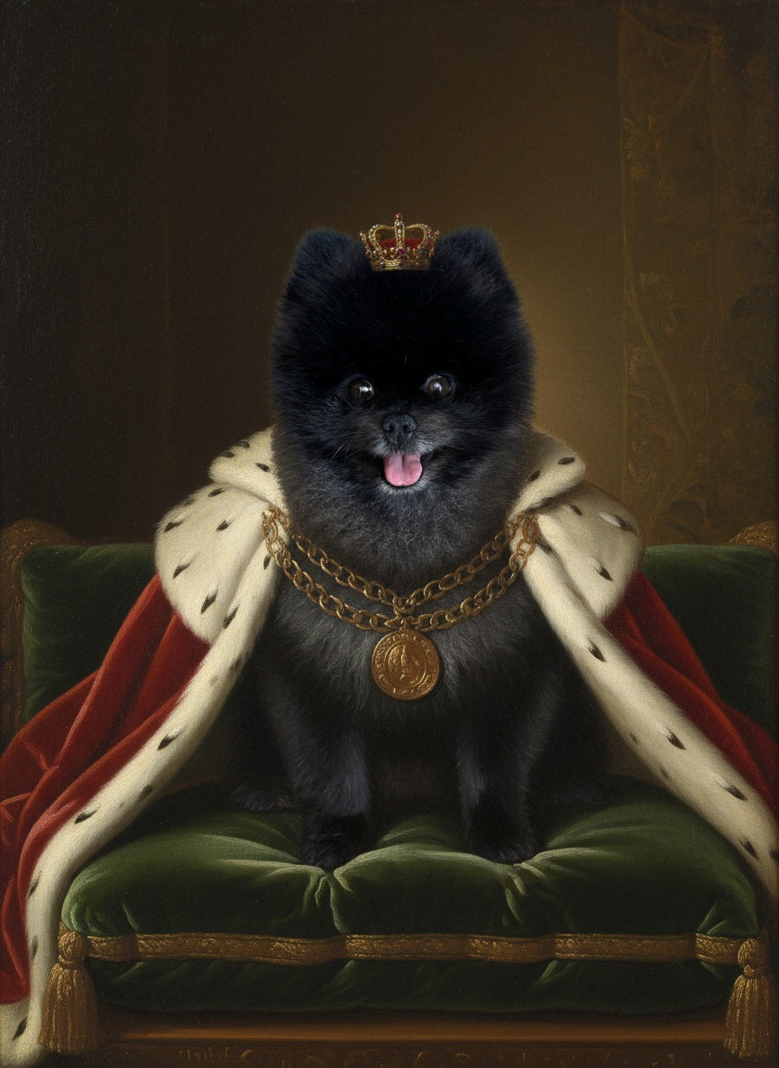 Personalizirani portret ljubimca – Kralj
